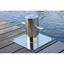 Lámina satinada acero inoxidable 4x10 1.5 mm NO4+PVC 316L SS.