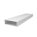 TR-7 Tubo Rectangular  3" x 1"  Espesor 1.5 mm. Largo 5.85 mts. Acabado Lacado Blanco.