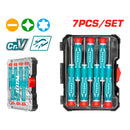Juego Destornillador precision(7pza) SL2.0*50, SL2.5*50, SL3.0*50,PH00*50, PH0*50, T6*50, T8*50 CR-V