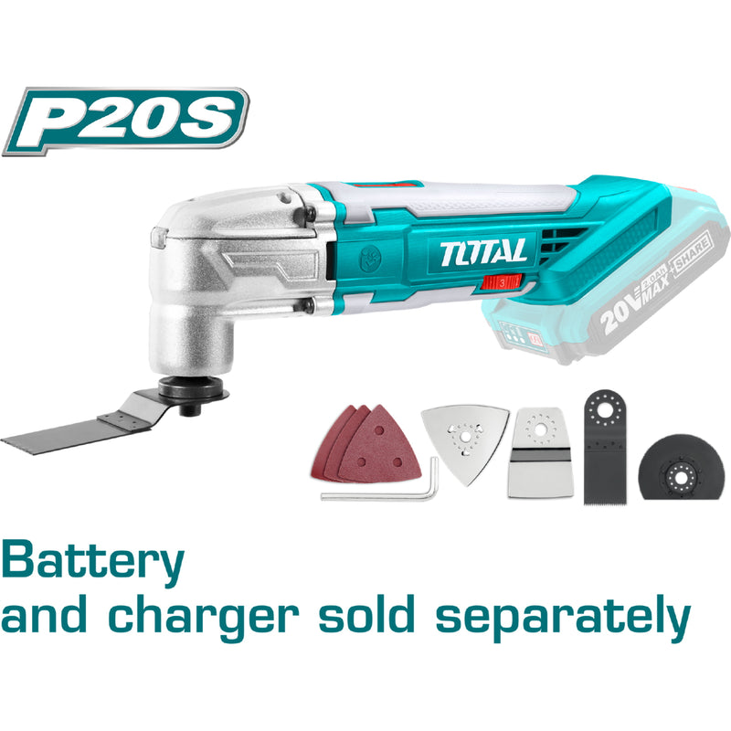 Flexible Multitool Oscilante de Bateria de 20 V. No incluye Bateria ni Cargador.