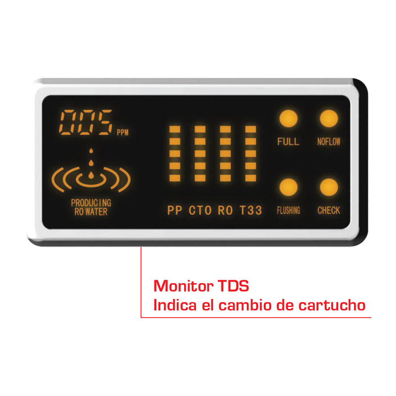 Filtro de agua osmosis inversa Crystal75 4 etapas 75 galones dia