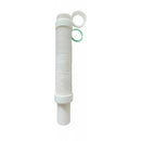 Tubo extensor para desague drenaje trampa de PVC para lavamanos o lavaplatos NESSATI  de 1 1/2" x 40cm- 80cm con salida para 1 1/2" NESSATI flexible