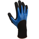 Guantes de Nitrilo Aries para trabajo pesado resistentes a quimicos y a objetos punzantes talla 10