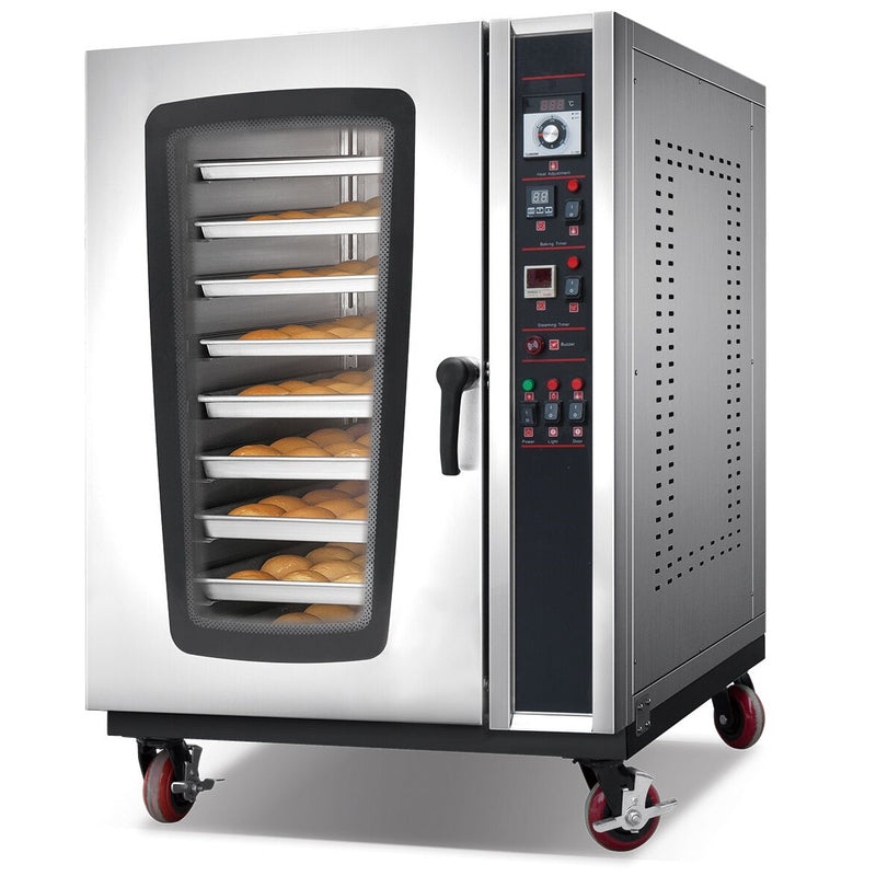 Horno de conveccion a gas 905*1450*1280mm 8 bandejas para panaderia