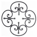 Rosón artístico de hierro forjado Diámetro: Ø 440 mm; Barra circular: Ø 10 mm