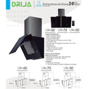 Extractor de grasa Vetro 76 Professionale. Color Negro.