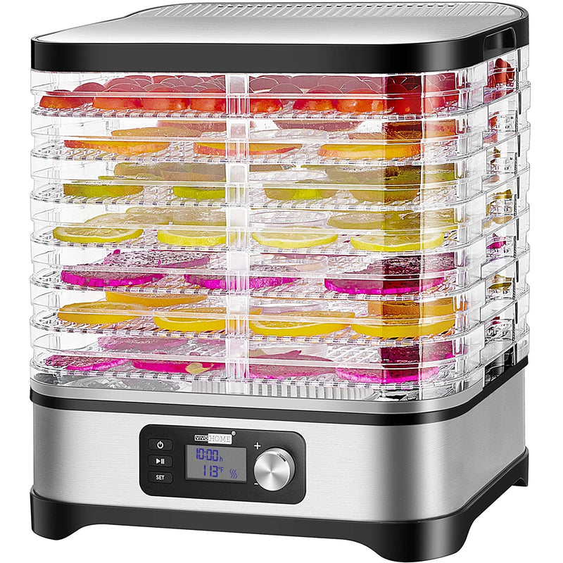 Máquina deshidratadora eléctrica de alimentos, 400 W.