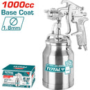 Pistola de pintura para compresor. Boq.1.8mm. Ancho de aplicacion 200-250mm. Capac.1000cc.