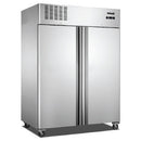 Refrigerador 2 puertas 1480*828*2050mm 1350 Refrig R134a 0°C~8°C 6repisas 191KG.Compresor Aleman