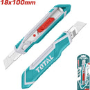 Exacto de plástico 18mmx100mm con 1 hoja. Largo 173 mm (mejorado)