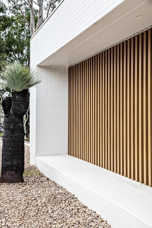 Pergola WPC Tubo Cuadrado 4" Grande Acabado Madera Abedul Exteriores 100x100x2900mm