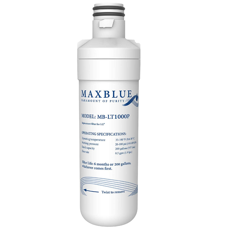 Filtro para nevera LG LT1000P-LT1000PC-LT1000PCS-LT-1000PC-ADQ74793501-ADQ74793502-MDJ6484 (1 pza)