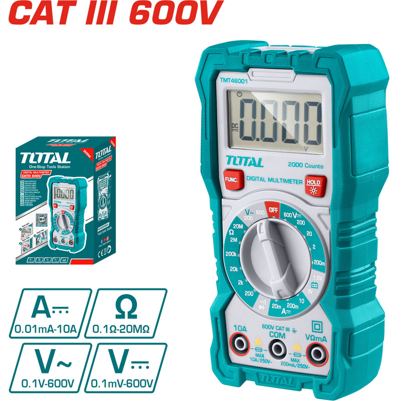 Multimetro digital 1999 counts.(3meses)