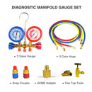 Manometros de Diagnóstico de presion para refrigeracion. Funciona con R410, R22 y R134A.