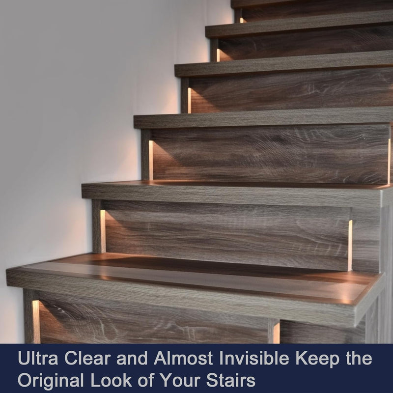 Cinta de seguridad antideslizante 2" X 22 pies Transparente