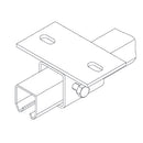 Soportes de rieles a techo para atornillar.