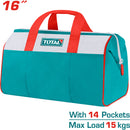Bolsa de herramientas de 14 bolsillos. 16"