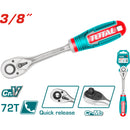 Ratchet de 3/8" 45T 205mm largo Material CR-V+Cr-Mo.