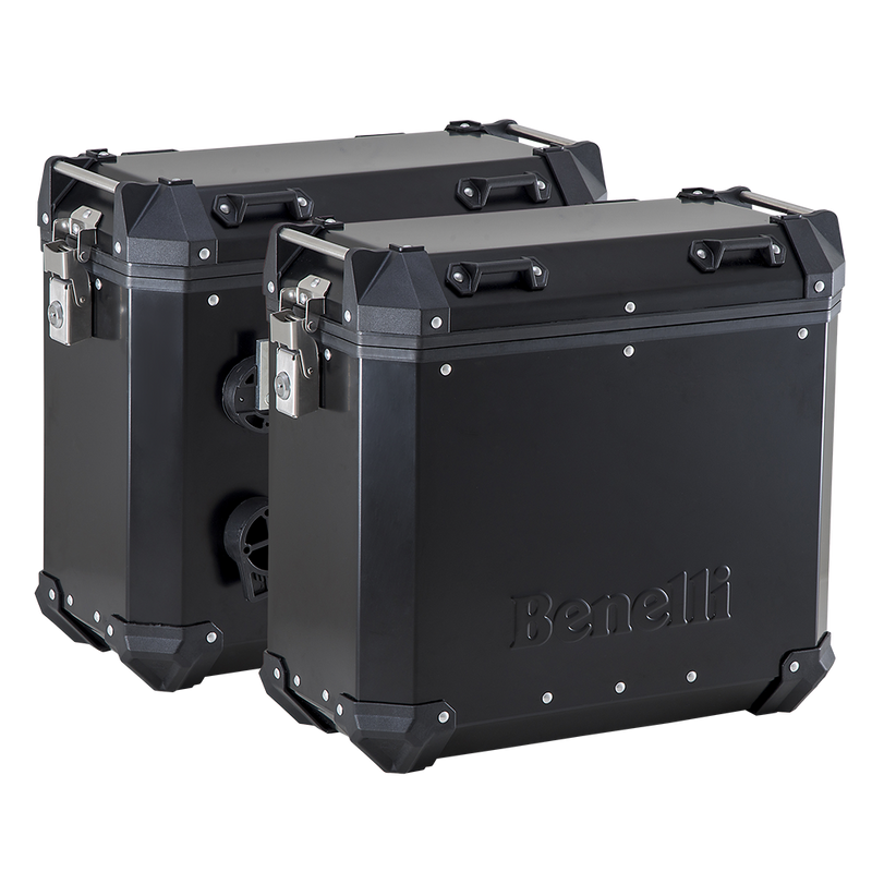 Maletas EVO Laterales de 58L Benelli para TRK502X Color Negro