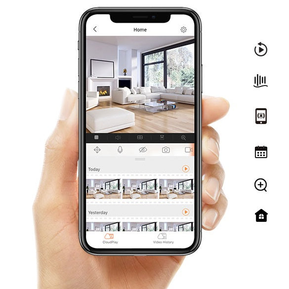 Cámara de seguridad inteligente para interiores con resolución HD. EZVIZ