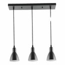Lámpara Colgante Negro 3XE27, 550x110x1400mm Acogedora y Elegante.