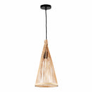Lámpara Colgante de Madera 1XE27 Iluminación Moderna 200x1400mm