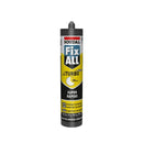Fix ALL Turbo 290 Ml Adhesivo sellador de polímero ultra rápido, color blanco, SOUDAL