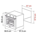 Horno empotrable eléctrico Latino 60.