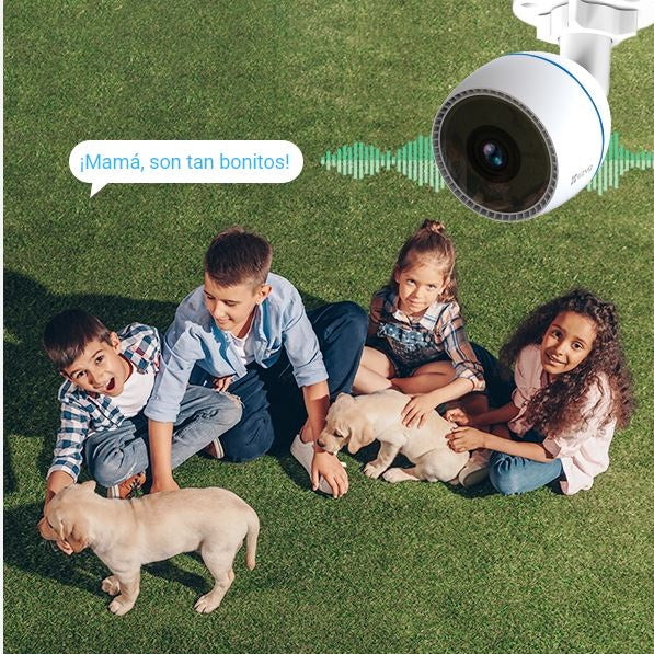 Cámara de seguridad inteligente 360° para el hogar, con Wifi. 3MP 1080p. EZVIZ