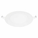 Panel LED Recesado Redondo 12W 3000K Luz blanca. Lámpara de techo empotrado.