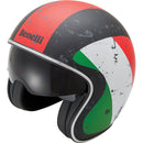 Casco Leoncino Retro Bandera de Italia M