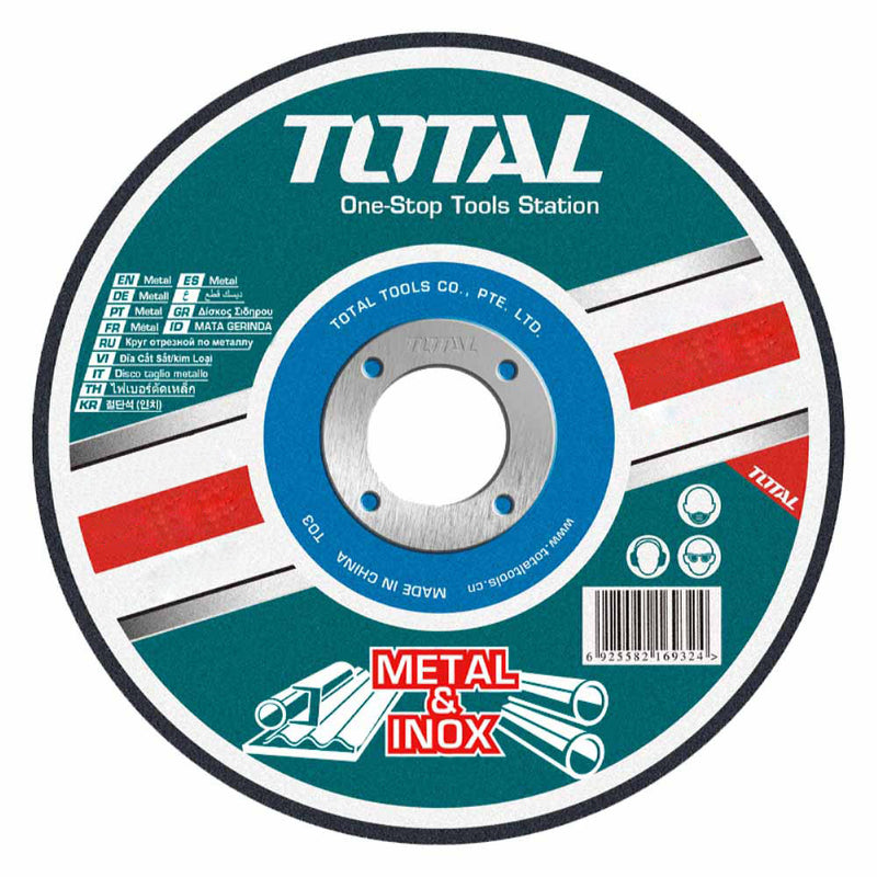 Disco de desbaste para metal concavo. 115mm ( 4 1/2" )X 6.0mm ( 1/4" )X 22.2mm ( 7/8" ) MPA standard