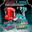 Combo del mes Taladro de Impacto sin Escobillas y Batidora de Mano Inalámbrica (POCAS UNIDADES)