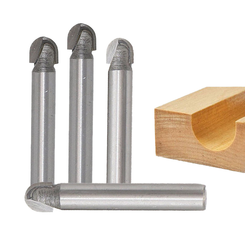 Punta de router U 90 grados 1/4*1/4. Vastago de 1/4"