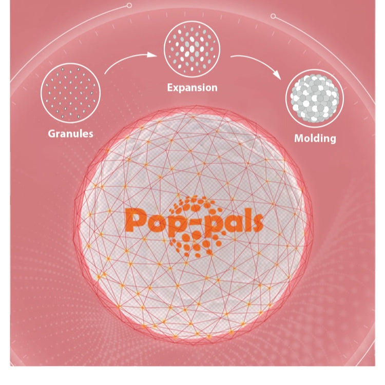 Pelota Pop pals Ultra durable Talla L para mascotas