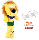 Juguete Plush Leon amarillo para mascota