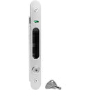 Cierre perimetral manual tornillo visto. Cilindro con llave Estrella. Color Blanco