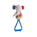 Peluche Elefante de tela con cuerda para mascota