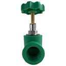 Llave de paso PPR compresión 3/4" válvula de compuerta larga (Evita problemas instalacion por repellos gruesos)