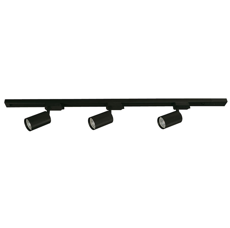 Lampara spot led de techo para riel, color negro, luz blanca cálida 2700-3200K