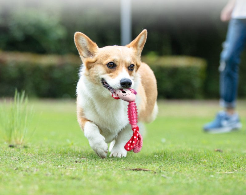 Juguete Suppa mono rosado mascotas pequeñas