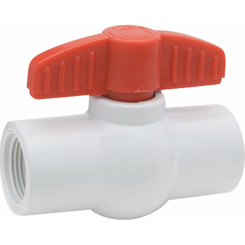 Válvulas de paso PVC roscable 150PSI.