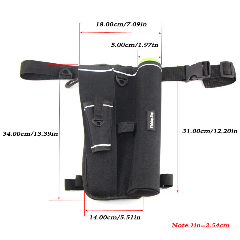 Bolso de cintura y pierna para pesca