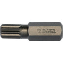 10 Pzas - Puntas De Destornillador Estriadas Spline 8 X 30 Mm, M8