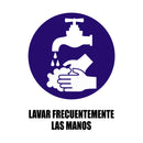 Letrero de Señalizacion Cuadrado para Seguridad. Material Foam. Medidas 30 cm x 30 cm.