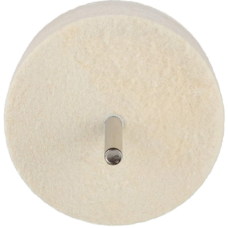 Rueda de fieltro de 3" para pulir con óxido de cerio (Óxido de Cerio no incluido)