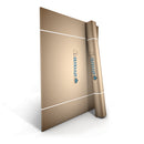 Puerta de baño Ducha Aqua, Silver, vidrio temperado de 6mm. Boton, rodajas cromadas