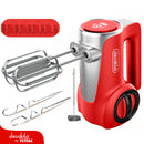 Batidora De Mano Inalámbrica Roja 125W. 16V. 7 Velocidades. Batería Y Cargador Por Separado.