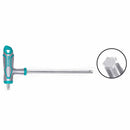 Llave Torx con mango T. Medida: T20 x 100. Material: Cr-V, Tratamiento térmico y placa de cromo.