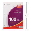 Papel de relleno de 80 hojas, 8 "x 10,5"